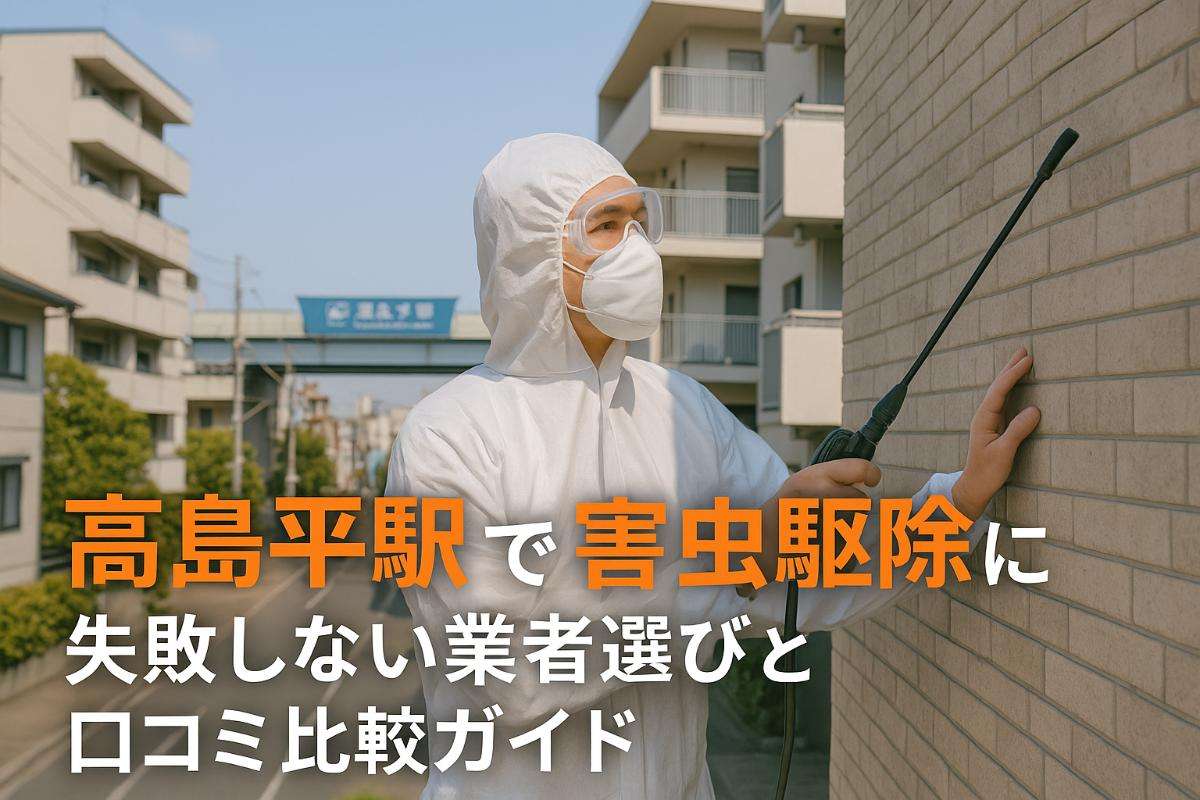 高島平駅で害虫駆除に失敗しない業者選びと口コミ比較ガイド